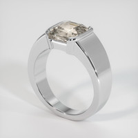3.35 Ct. Sapphire Ring, 14K White Gold 2