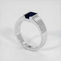 2.11 Ct. Sapphire Ring, 14K White Gold 2