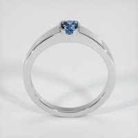 0.98 Ct. Sapphire Ring, 14K White Gold 3