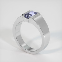 1.20 Ct. Sapphire Ring, 14K White Gold 2