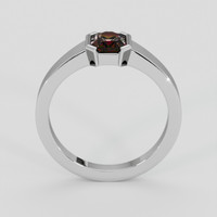 1.09 Ct. Pinkish Brown Sapphire Ring, 14K White Gold 3