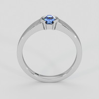 0.97 Ct. Blue Sapphire Ring, 14K White Gold 3