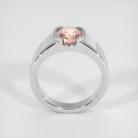 1.58 Ct. Padparadscha Sapphire Ring, 14K White Gold 3