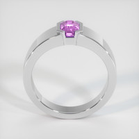 1.03 Ct. Pinkish Purple Sapphire Ring, 14K White Gold 3
