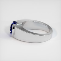 5.21 Ct. Sapphire Ring, 18K White Gold 4