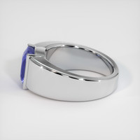 5.38 Ct. Sapphire Ring, 18K White Gold 4