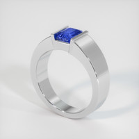1.26 Ct. Sapphire Ring, 18K White Gold 2