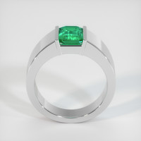 1.50 Ct. Emerald Ring, 18K White Gold 3