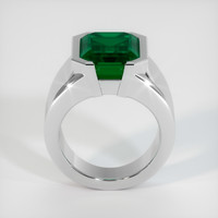 5.87 Ct. Emerald Ring, 18K White Gold 3