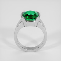 4.55 Ct. Emerald Ring, 18K White Gold 3