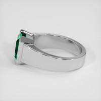 2.58 Ct. Emerald Ring, 18K White Gold 4
