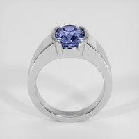 2.83 Ct. Bi Color Tanzanite Ring, 18K White Gold 3