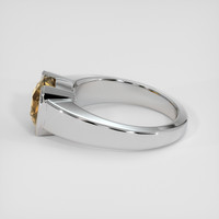 9.23 Ct. Yellowish Brown Zircon Ring, 18K White Gold 4