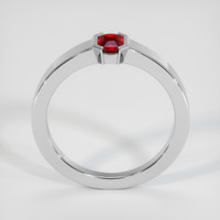 0.63 Ct. Ruby Ring, 18K White Gold 3