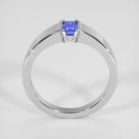 0.62 Ct. Blue Sapphire Ring, 18K White Gold 3