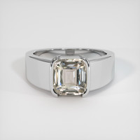 3.35 Ct. Sapphire Ring, 18K White Gold 1