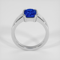 3.34 Ct. Blue Sapphire Ring, 18K White Gold 3