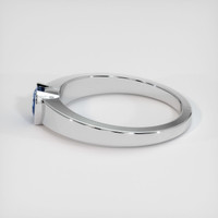 0.99 Ct. Sapphire Ring, 18K White Gold 4