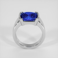 5.56 Ct. Blue Sapphire Ring, 18K White Gold 3