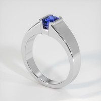 2.19 Ct. Sapphire Ring, 18K White Gold 2