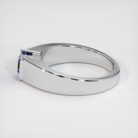 2.19 Ct. Sapphire Ring, 18K White Gold 4