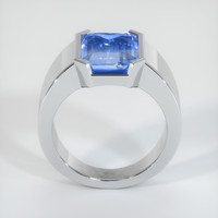 7.32 Ct. Bi Color Sapphire Ring, 18K White Gold 3