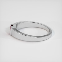 1.03 Ct. Ruby Ring, 18K White Gold 4