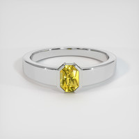 1.07 Ct. Sapphire Ring, 18K White Gold 1