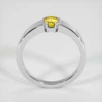1.07 Ct. Yellow Sapphire Ring, 18K White Gold 3