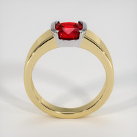 1.50 Ct. Ruby Ring, 14K White & Yellow 3