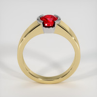 1.10 Ct. Ruby Ring, 14K White & Yellow 3