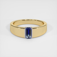 0.96 Ct. Sapphire Ring, 14K White & Yellow 1