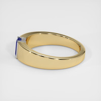 0.96 Ct. Sapphire Ring, 14K White & Yellow 4