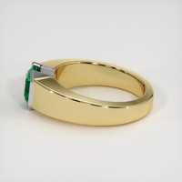 1.80 Ct. Emerald Ring, 18K White & Yellow 4