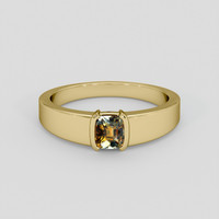 1.04 Ct. Bi Color Sapphire Ring, 10K Yellow Gold 1