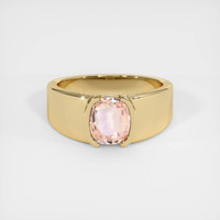 1.58 Ct. Padparadscha Sapphire Ring, 10K Yellow Gold 1