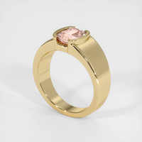 1.58 Ct. Padparadscha Sapphire Ring, 10K Yellow Gold 2
