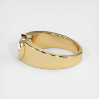 1.58 Ct. Padparadscha Sapphire Ring, 10K Yellow Gold 4