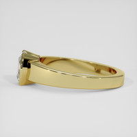 1.09 Ct. White Sapphire Ring, 10K Yellow Gold 4
