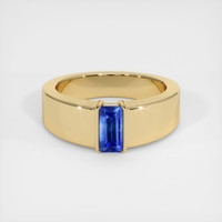 0.96 Ct. Sapphire Ring, 14K Yellow Gold 1