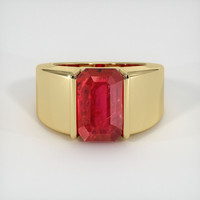 5.41 Ct. Ruby   Ring - 14K Yellow Gold 1