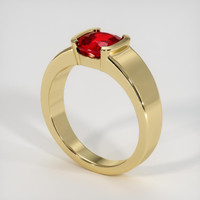 1.50 Ct. Ruby Ring, 14K Yellow Gold 2