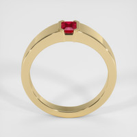 0.52 Ct. Ruby Ring, 14K Yellow Gold 3