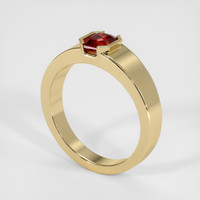 1.25 Ct. Ruby Ring, 14K Yellow Gold 2