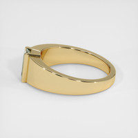 1.00 Ct. Green Sapphire Ring, 14K Yellow Gold 4