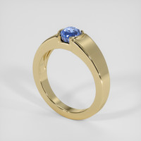 1.86 Ct. Blue Sapphire Ring, 14K Yellow Gold 2