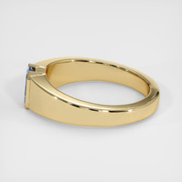 0.54 Ct. Sapphire Ring, 14K Yellow Gold 4