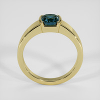 1.69 Ct. Greenish Blue Sapphire Ring, 14K Yellow Gold 3