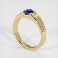 1.28 Ct. Color Change Sapphire Ring, 14K Yellow Gold 2