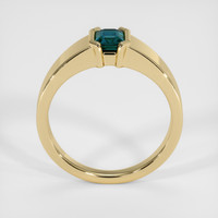 1.07 Ct. Bluish Green Sapphire Ring, 14K Yellow Gold 3